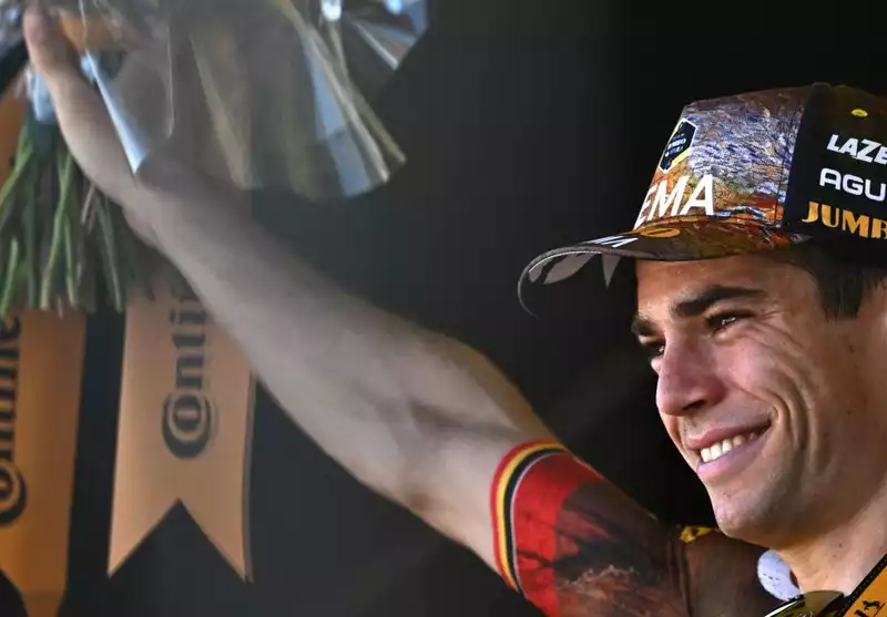 Wout Van Aert named Tour's most combative athlete