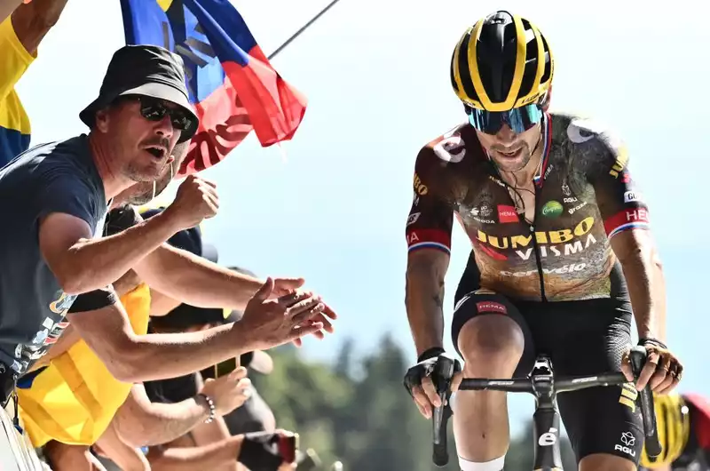 Every time I pedal, it's like a knife in my back," says Roglic, who is battling pain in the Tour de France.