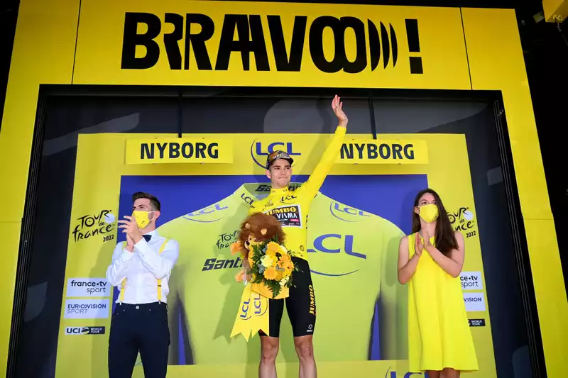 Tour de France: Yellow Jersey a Bright Spot for Wout Van Aert