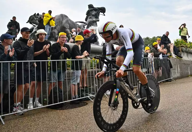 Ganna, who was eliminated from the Tour de France time trial, does not blame a flat tire.