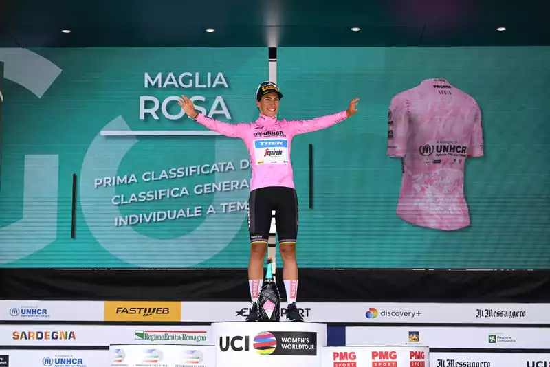 Elisa Balsamo I really believed in this pink jersey today.