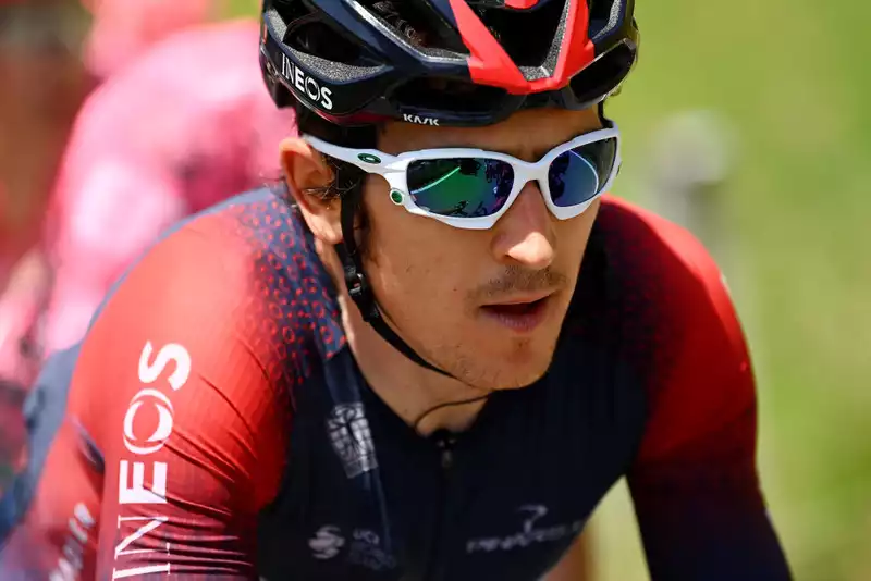 A relaxed Geraint Thomas takes on the Tour de France.