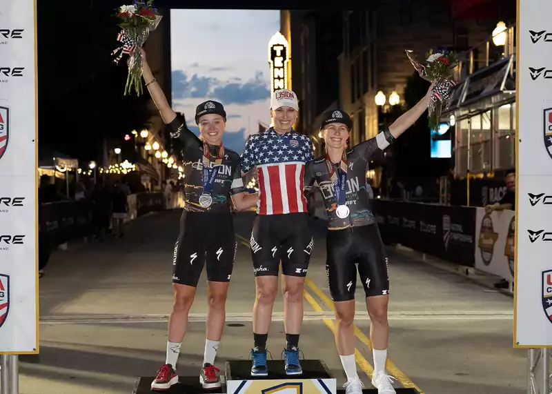 L39ON of Los Angeles Sweeps Podium at US Pro Crit Championships