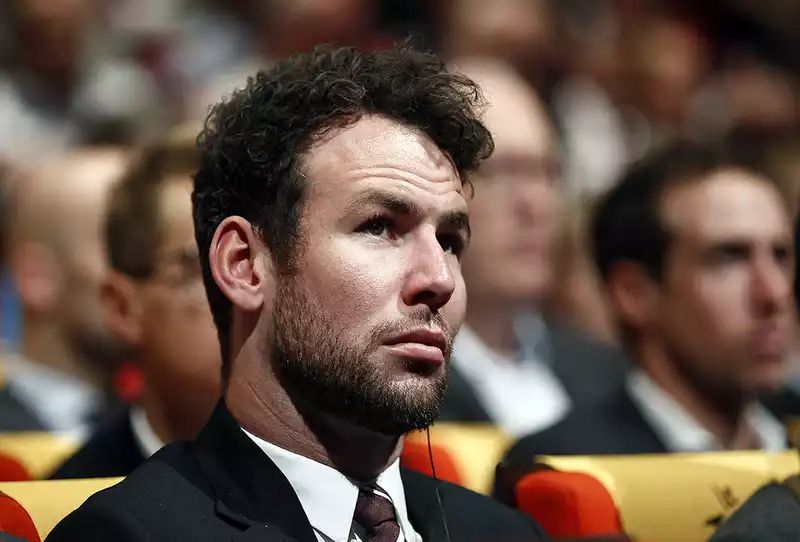 Mark Cavendish competes in the Tour of Britain