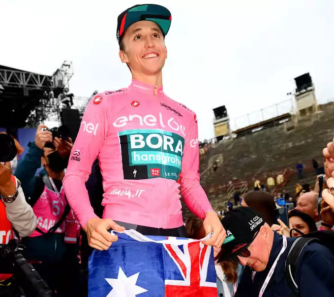 For the second time, Jai Hindley's Giro d'Italia trip had a happy ending