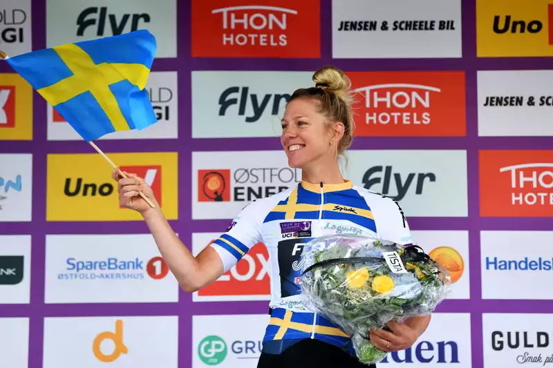 Tour of Scandinavia, Farlin "took his chances" in the sprint on stage 2.