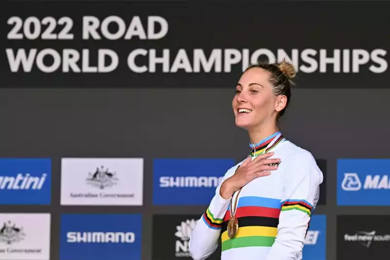 Guazzini Becomes First Ever U23 Women's World Champion in Elite Level Time Trial