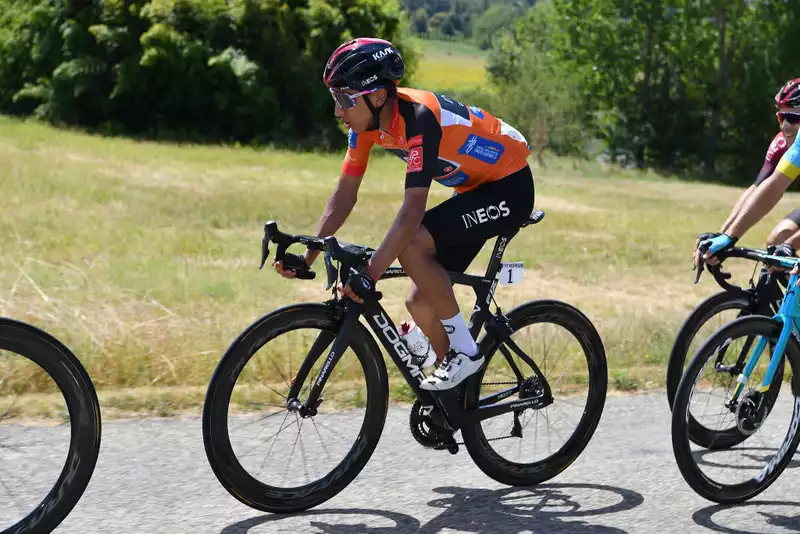 Egan Bernal, the ideal finale to an emotional day for Team Ineos.