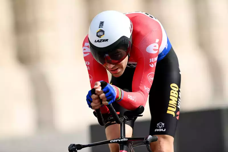 Dumoulin pulls no punches in close loss at Giro d'Italia TT