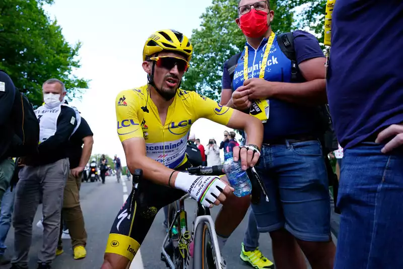 Lefebvre Alaphilippe's Tour de France is a "race against time