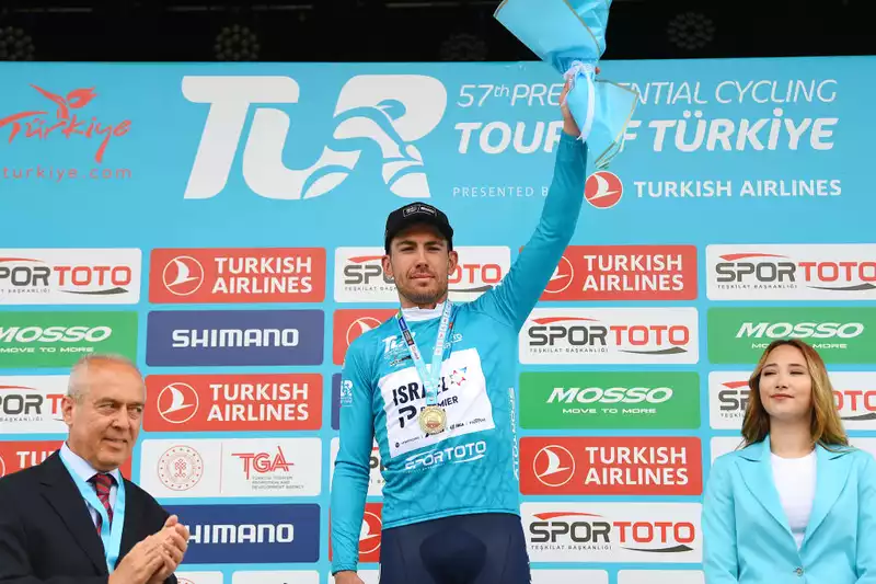 Patrick Bevin on the verge of winning the Tour of Turkey