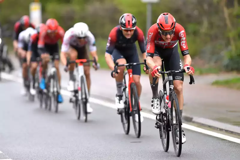 Wellens Brabant Pyle's sprint was not a conscious one.