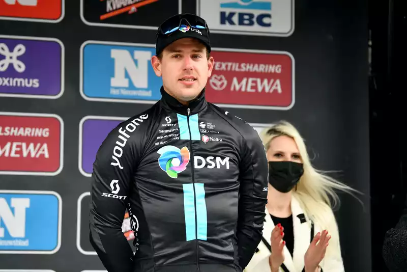 S. Welsford Scores First Podium for Team DSM in 2022 at Scheldepri