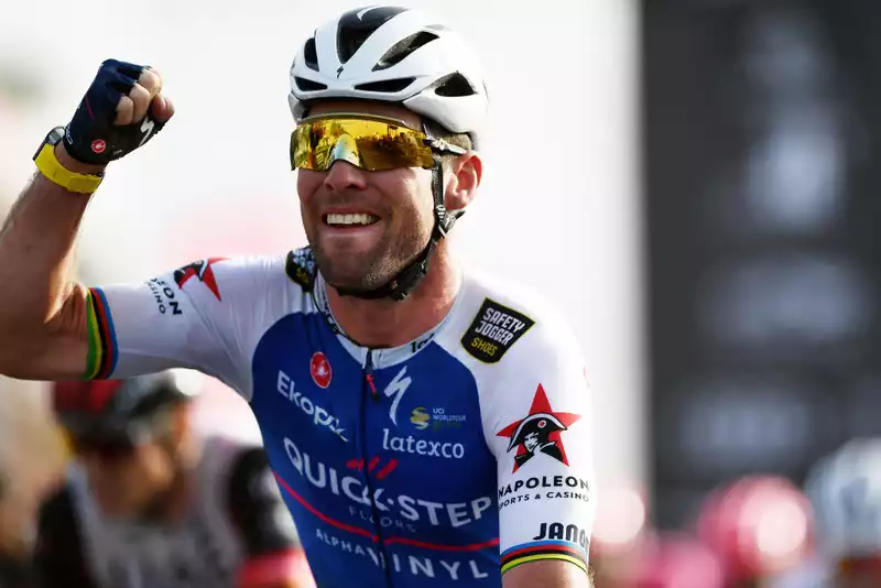 Cavendish, Sagan, Pedersen, and Gana all on the Salute Circuit