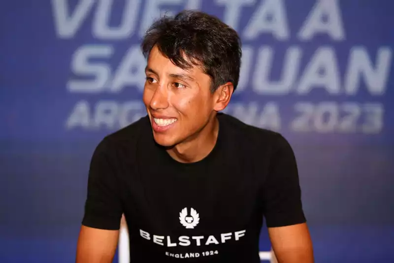 Egan Bernal says his condition is similar to previous years.