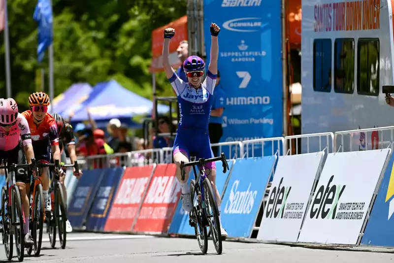 Alex Manley's "gamble" pays off at Women's Tour Down Under