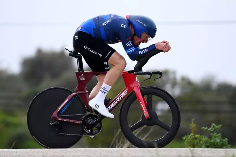 Stéphane Kühn realizes the benefits of his UCI-approved time trial position