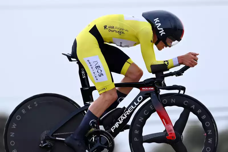 Tom Pidcock Overcomes Lack of Power in Algarve TT but Survives Off-Road Terror - Video