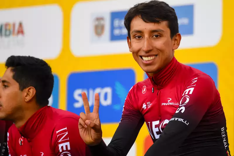 Egan Bernal is granted permission to practice in his home country of Colombia.