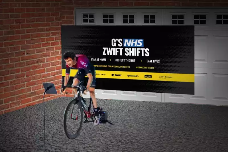 Geraint Thomas to Run 12-Hour Shift on Zwift to Raise Money for NHS