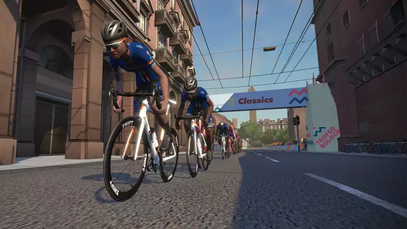 Join the pros on Zwift's virtual group rides, workouts, and races!