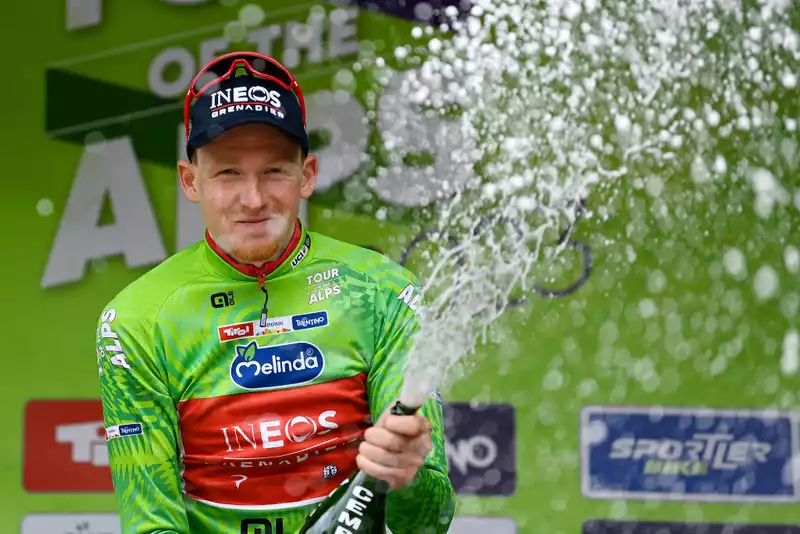 Geoghegan Hart, near Tour of the Alps victory, captivates Italy