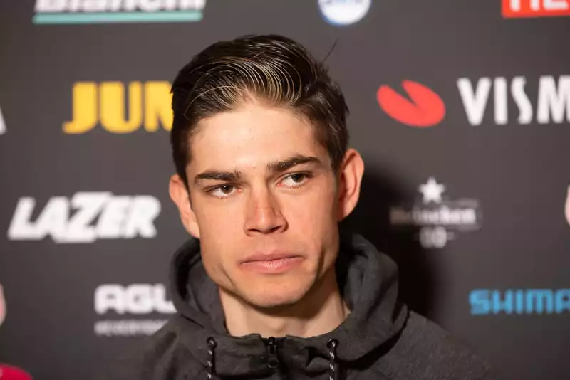 Wout van Aert: Much more progress than we expected.