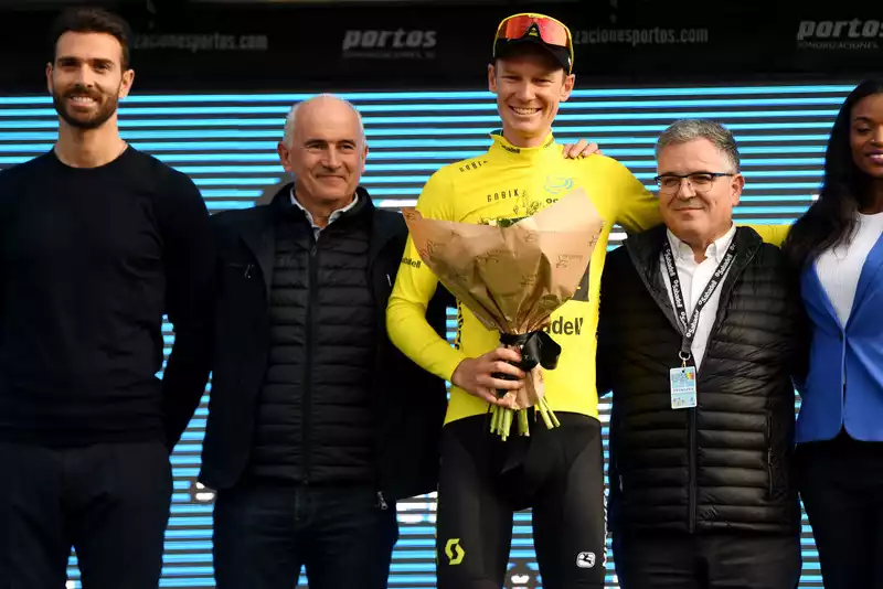 Jack Haig Wins Unlikely Leader's Jersey in Valencia Sprint Stage