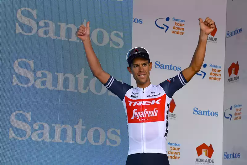 Richie Porte, who won the Tour Down Under title, says he is happy to win another bike race.