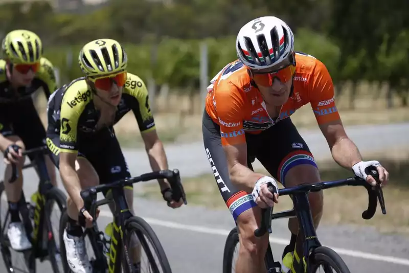 Impy talks after crashing on the final stage of the Tour Down Under.