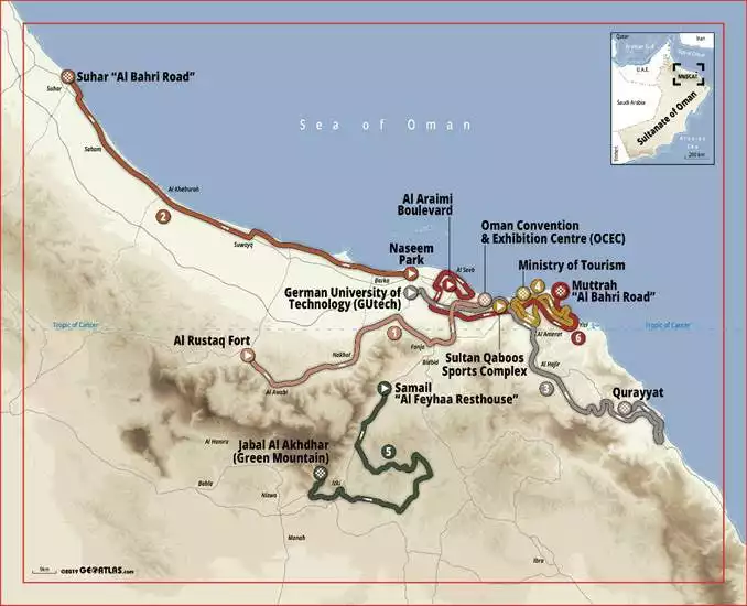 Tour of Oman, once again the Green Mountains will be the decisive stage.