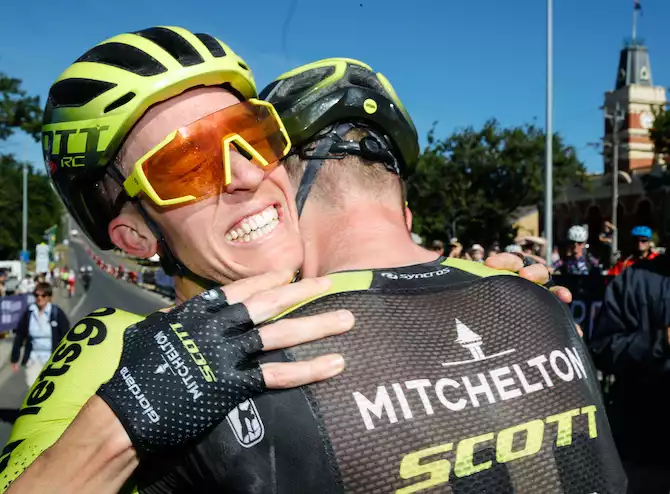 Cameron Meyer finally wins the Australian Road Race title.