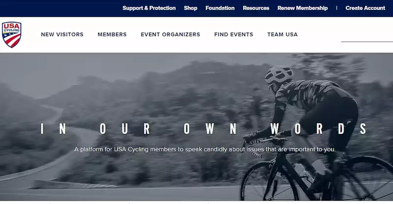 USA Cycling Launches "In Our Own Words" Platform for Athletes