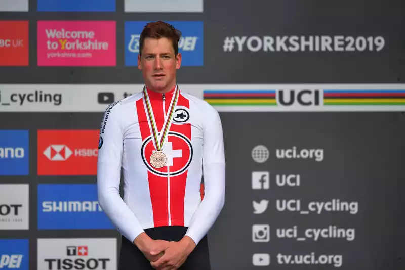 World Championships: Kühn wins bronze in the elite men's road race.