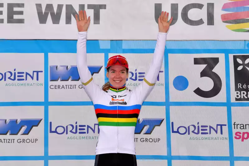 Anna van der Breggen enjoyed her year in the Rainbow Jersey.