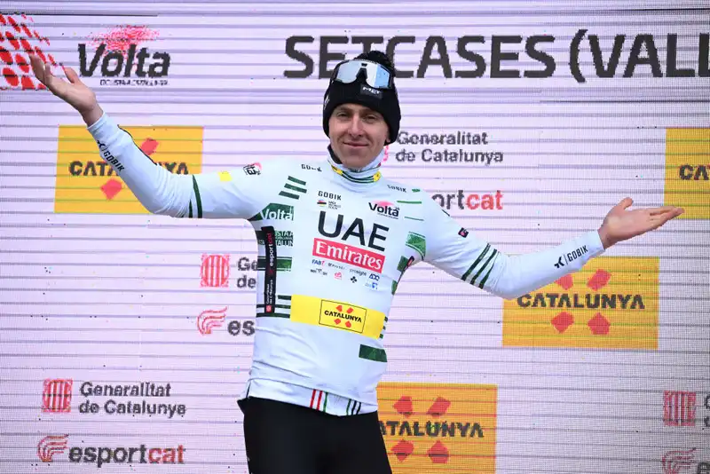 First joking, then Tadej Pogacar blows Volta A Catalunya away.