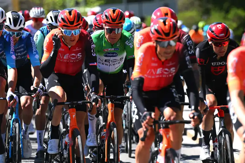 We didn't have enough power" - Ineos Grenadiers loses after all-day chase at Tour of the Alps