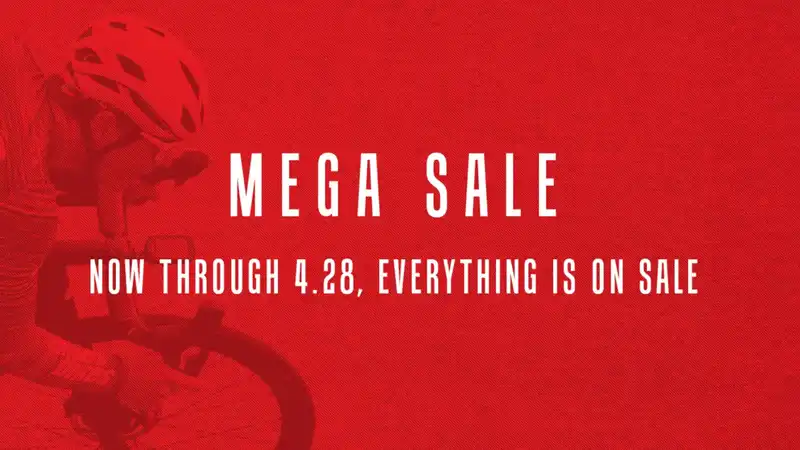 Mike's Bikes launches "Mega Sale" with site-wide discounts