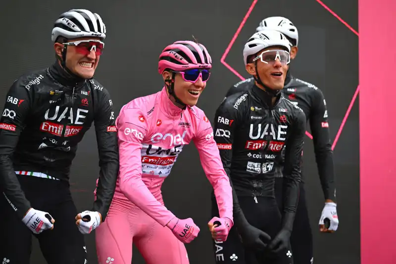 "It was not all smooth sailing" - Tadej Pogañar caps the Giro d'Italia with another procession at Monte Grappa