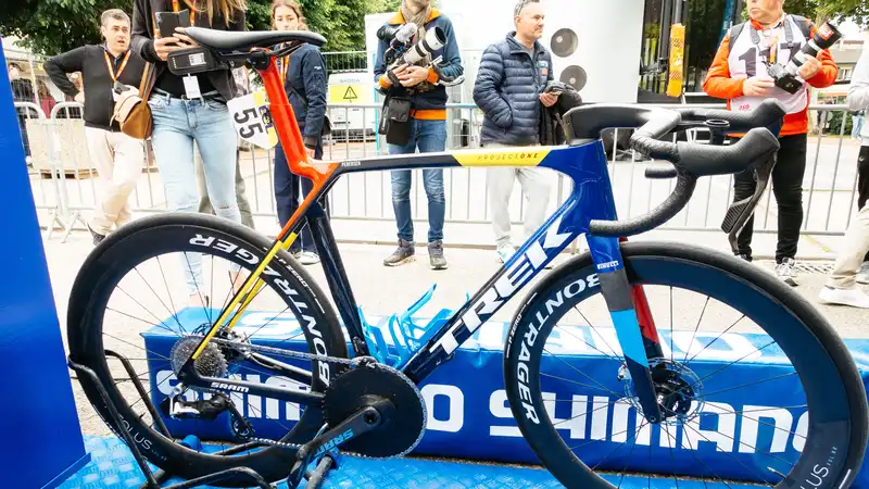 Fresh Mads Pedersen's unpublished new trek from the finish line at the Critérium du Dauphine