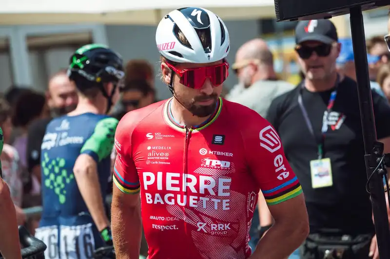 Peter Sagan, in his short-lived return to his home Tour of Slovakia, once again ends his road racing career.