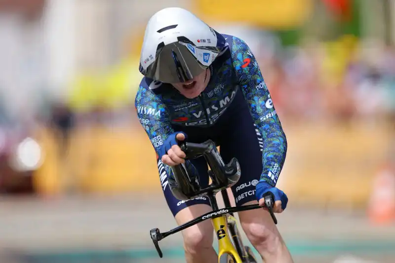 'It was good to see what happens when you ride at full speed' - Matteo Jorgenson assesses top 10 in Tour de France stage 7 TT