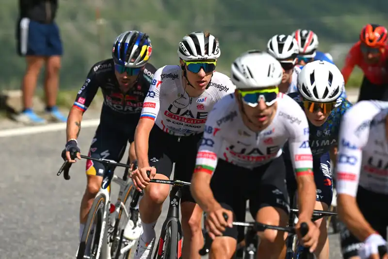 It really takes a lot of guts to lead like we did" - Pogachar and the UAE win the Galibier uphill in the Tour de France