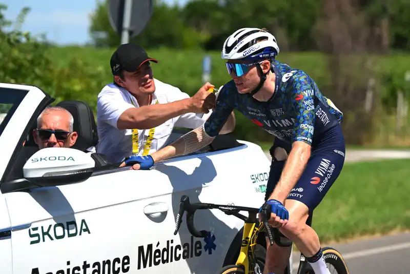 Matteo Jorgenson on Tour de France Stage 2 Crash: "I thought I would be more injured.