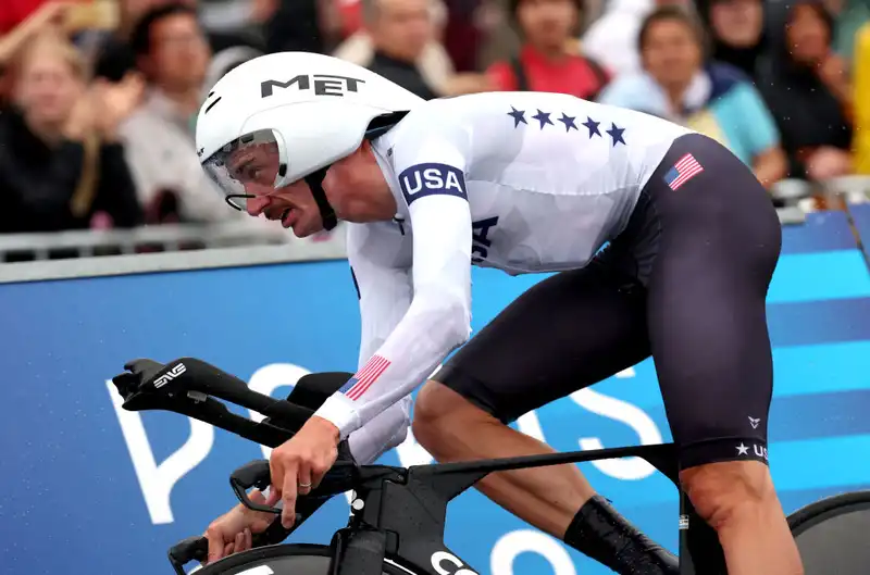 It's a little bittersweet because I wanted a medal” - Brandon McNulty, disappointed in the Paris Olympics time trial.