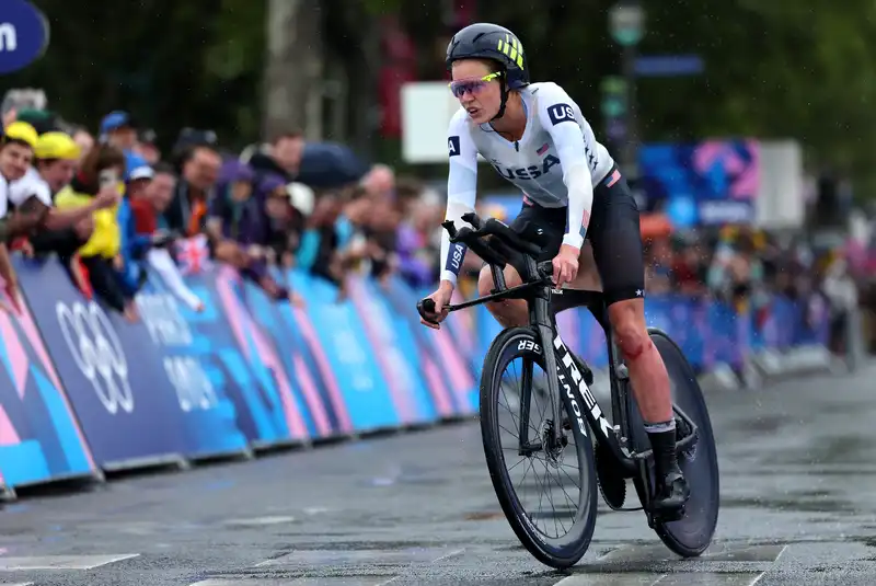 Survival Above All Else” -- Triathlete Taylor Knibb Crashes Four Times in Nightmare Paris Olympics Time Trial