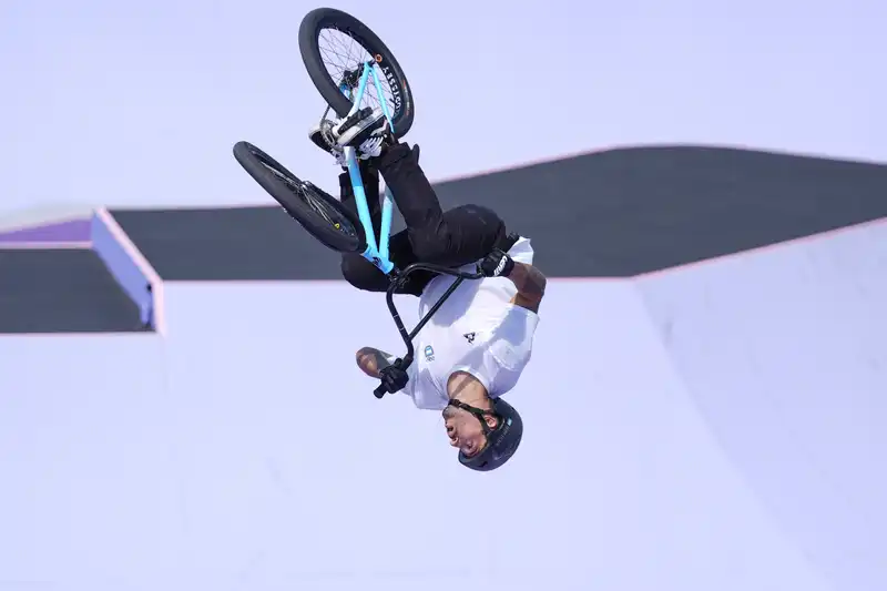 Paris Olympics: Torres Gil wins gold in men's BMX freestyle over Riley.