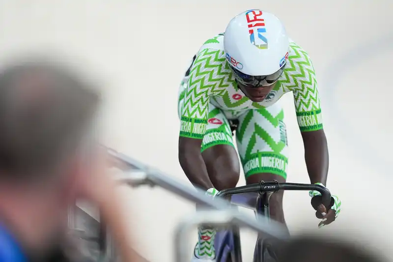 Ragged stadium, borrowed bikes: Nigerian Olympic track athletes struggle in Paris