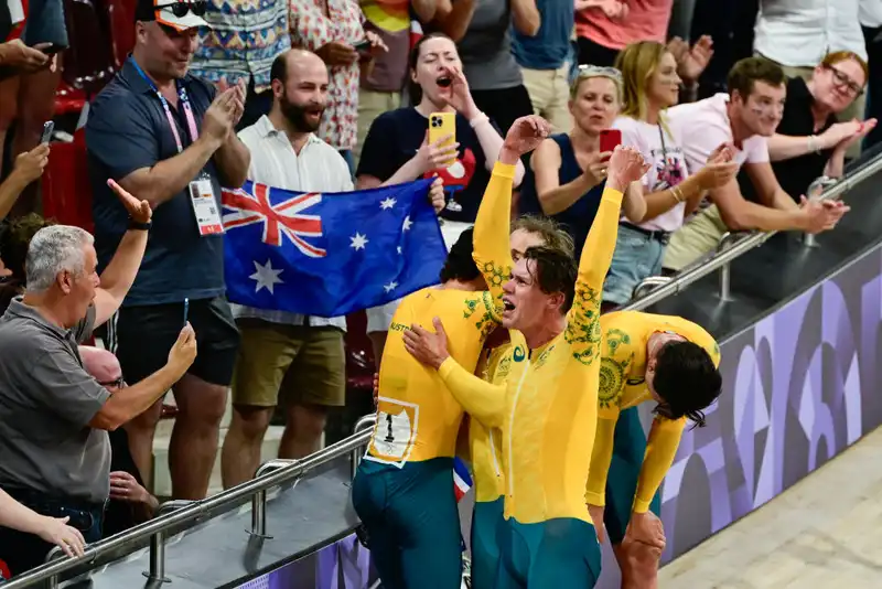 I've had a hell of a time" - Australian team brings home gold medal and world record in men's team pursuit at the Olympics.