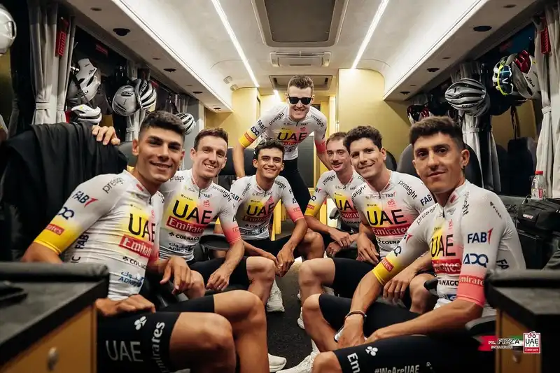 UAE Team Emirates Sanctioned for “Non-Compliance” Jersey at Vuelta a España Team Presentation